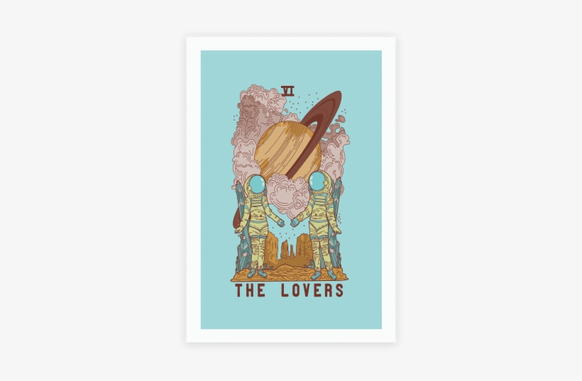 This Design Is A Reimagining Of The Lovers Tarot Card - The Lovers, transparent png