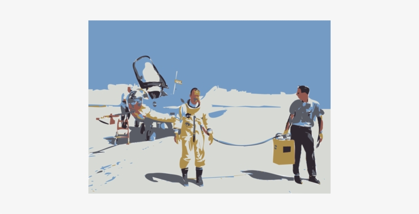 Nasa Northrop Hl-10 Space Suit Flight Suit Cartoon - Test Pilot Bill Dana W/ Hl-10, transparent png