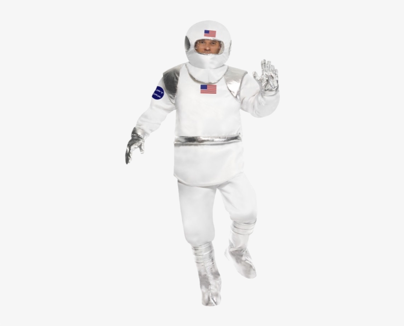 Take One Giant Leap In The Adult Astronaut Space Suit - Spaceman Costume White Smiffys, transparent png