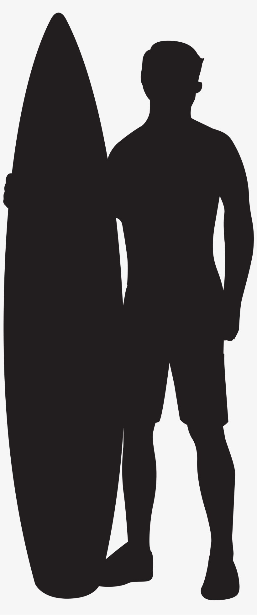 Surfer Silhouette Clip Art, transparent png