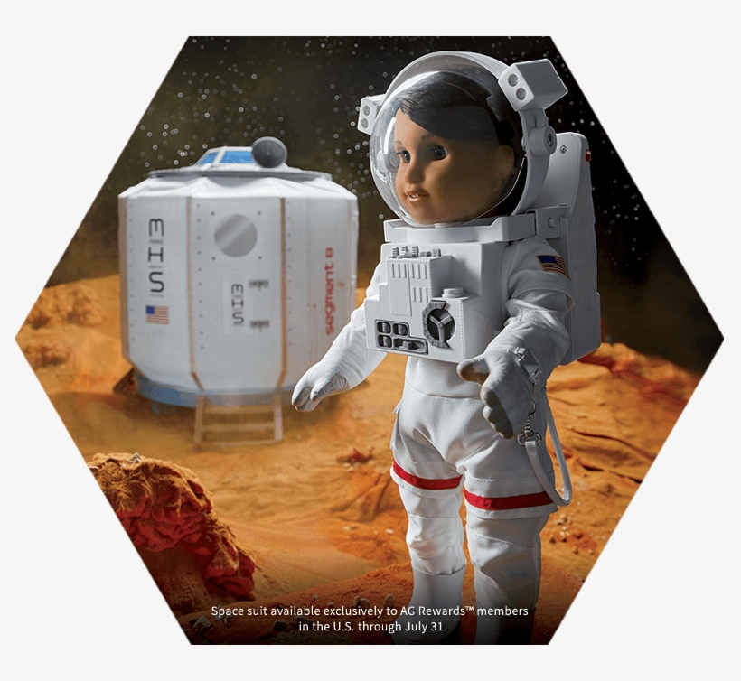 Shop Luciana's Space Suit - American Girl 2018 Doll Of The Year, transparent png