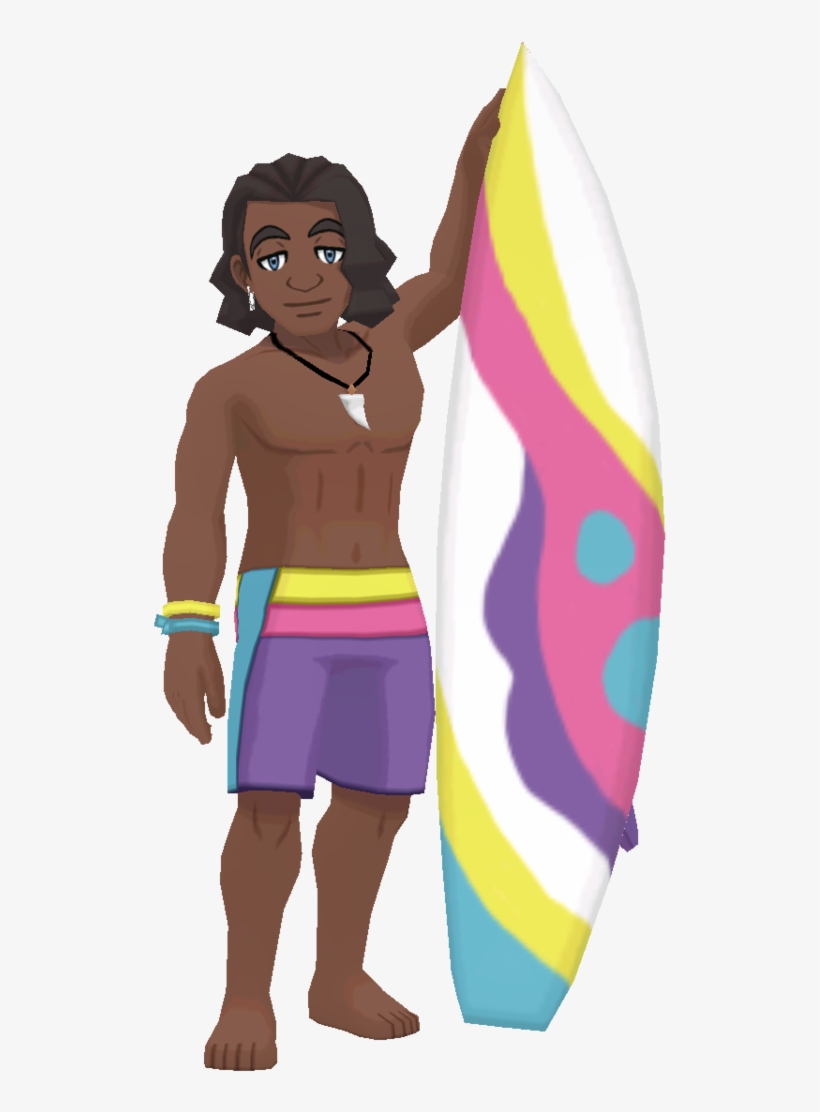 Surfer - Bulbapedia, transparent png