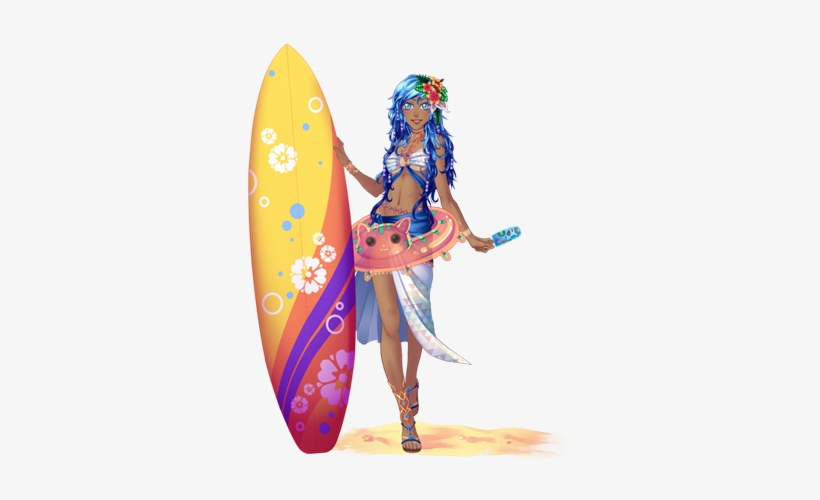 Outfit Salty Surfer - Eldarya Summer Event 2016, transparent png