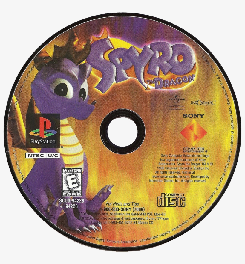 Spyro The Dragon - Playstation Spyro The Dragon 1998, transparent png