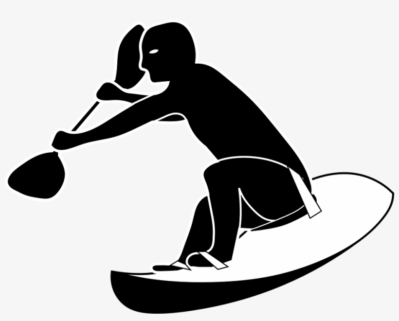 Surfer Clipart Transparent Background - Surfing Clip Art Png, transparent png