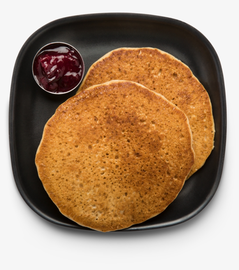 Almond Butter Maple Pancakes With Berry Compote - Dosa, transparent png