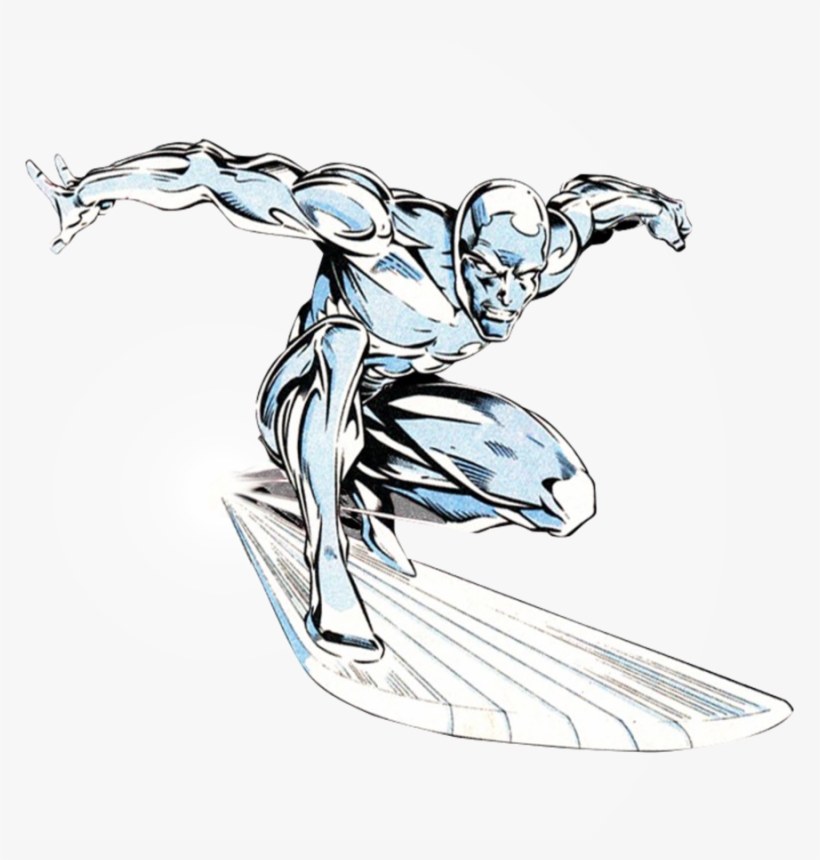 Silver Surfer Png Image - Silver Surfer Comic Png, transparent png