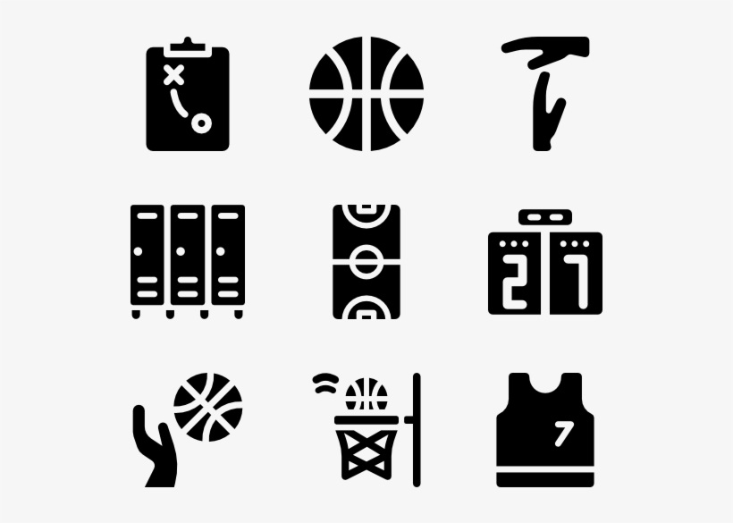 Solid Basketball Elements - Travel Icon Transparent Background, transparent png