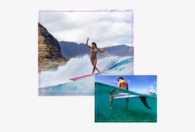 Surfer Girls Surfing Lessons Run 7 Days A Week All - Waikiki Surf Break, transparent png