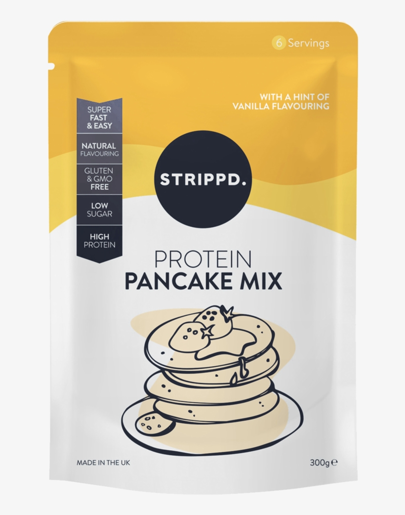 Protein Pancake Mix - Strippd Protein Pancake Mix Vanilla 300g, transparent png