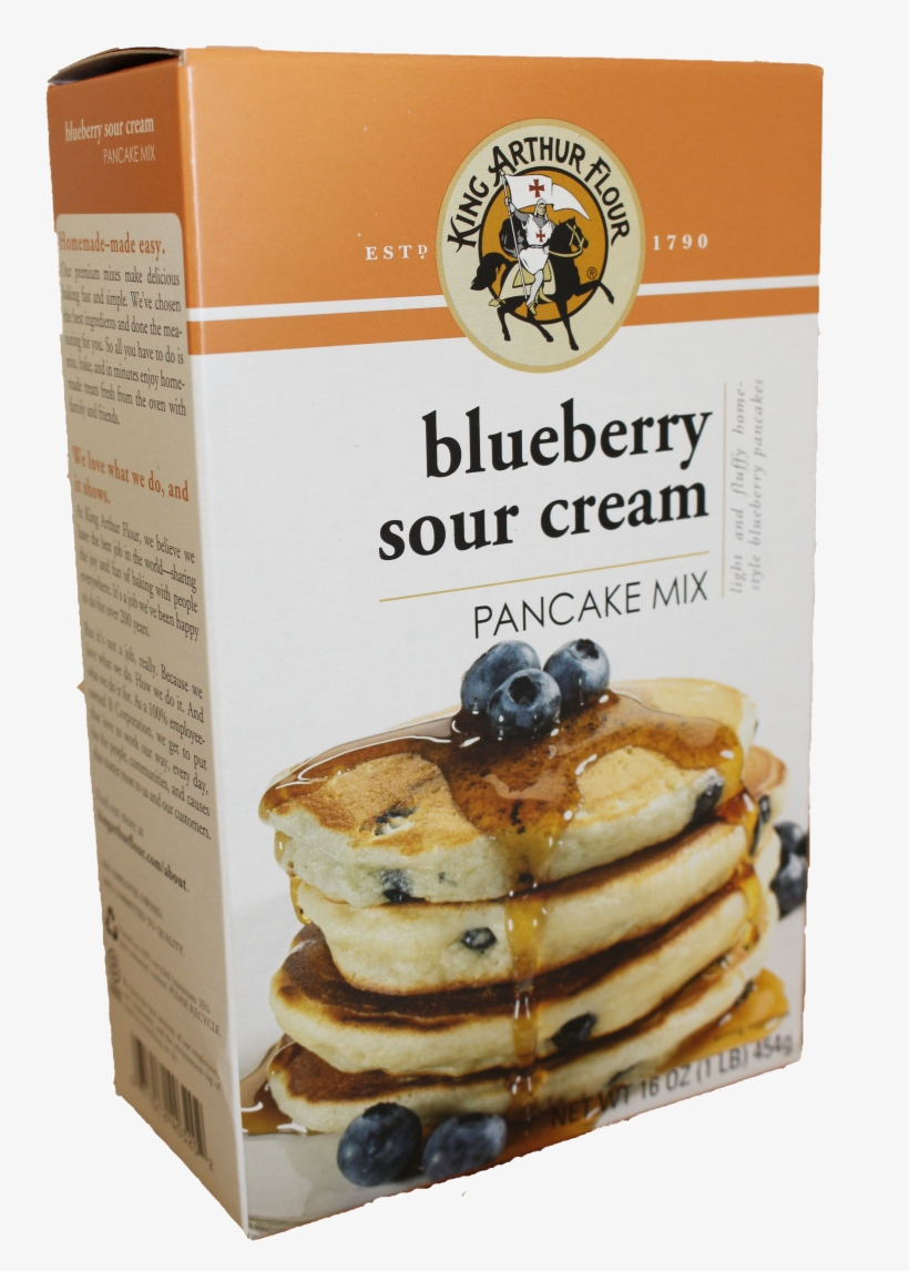 King Arthur Flour Blueberry Sour Cream Pancake Mix 3320x4808 PNG