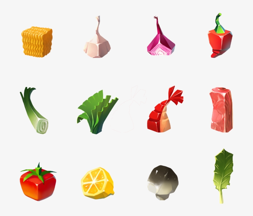 Hao Hao Games On Behance - Imagenes De Fruta Verdura Y Comida, transparent png