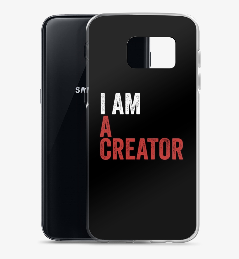 'i Am A Creator' Samsung Galaxy Phone Case, transparent png