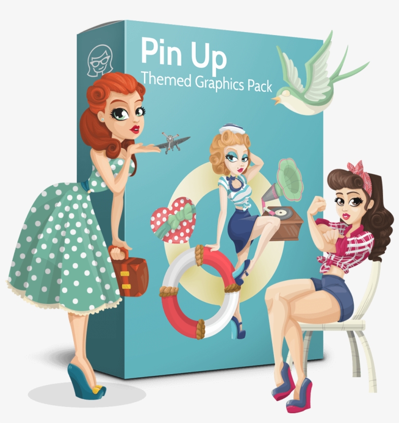 Glamour And Style - Pin-up Model, transparent png