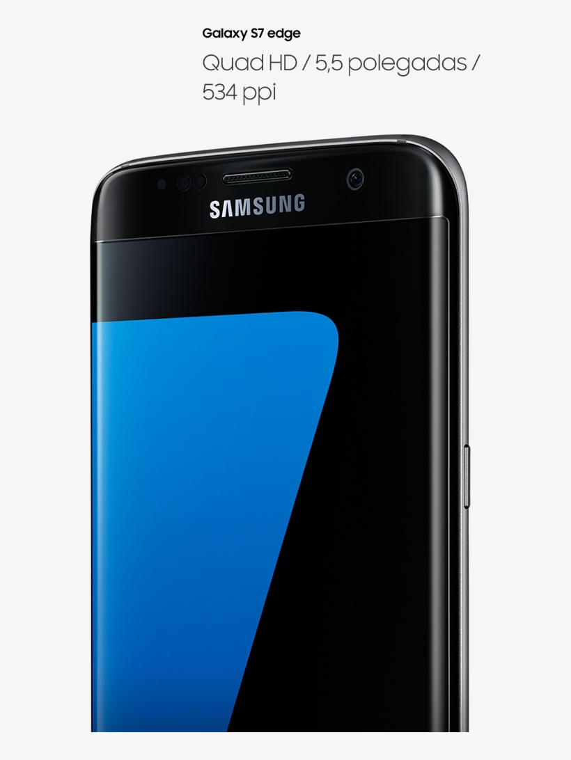 Imagem Em Ângulo Da Perspectiva Direita Do Galaxy S7 - Samsung, transparent png