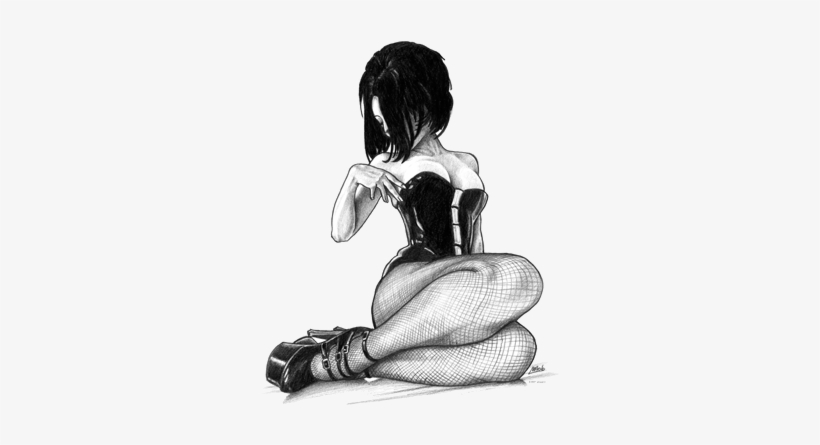 About - Latex Girl Drawing, transparent png