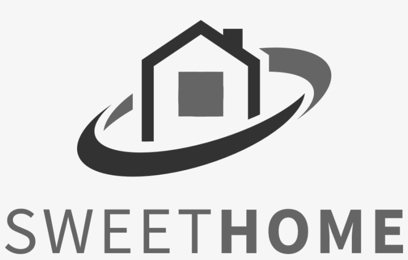 House And Swooshes Logo - Real Estate, transparent png