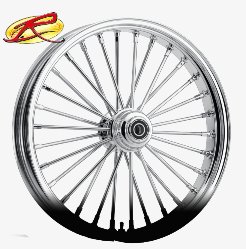 Fat 30 Spoke Motorcycle Wheels - Bicycle Wheel, transparent png