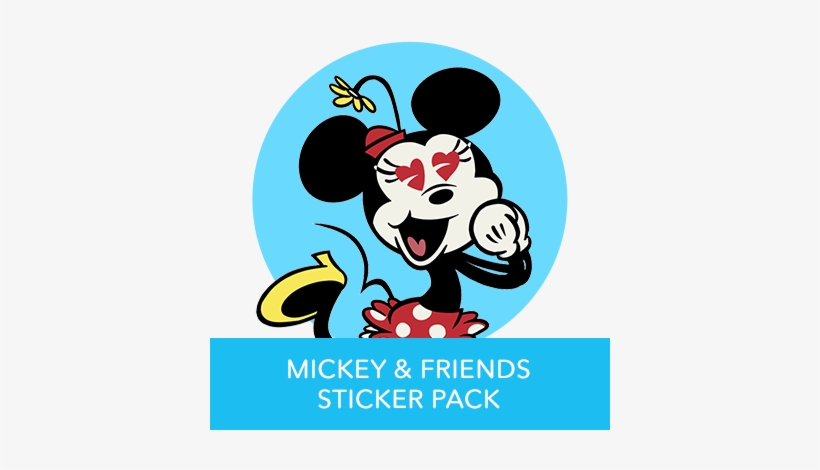 Mickey And Friends Sticker Pack, transparent png