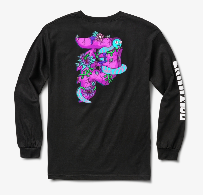 Primitive X Rick & Morty Dirty P Long Sleeve Tee Black - Primitive Rick Y Morty, transparent png