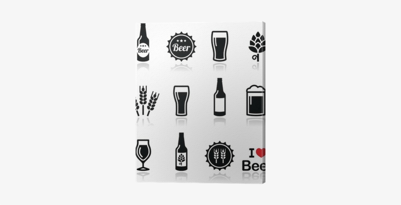 Beer Vector Icons Set - Pint Vector, transparent png