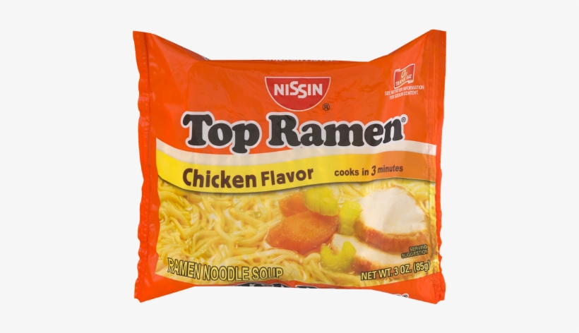 Nissin Top Ramen Chicken 3 Oz, transparent png