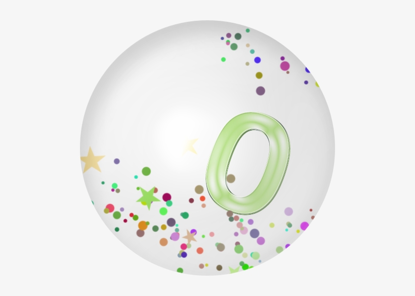 B *✿* Confeti - Number, transparent png