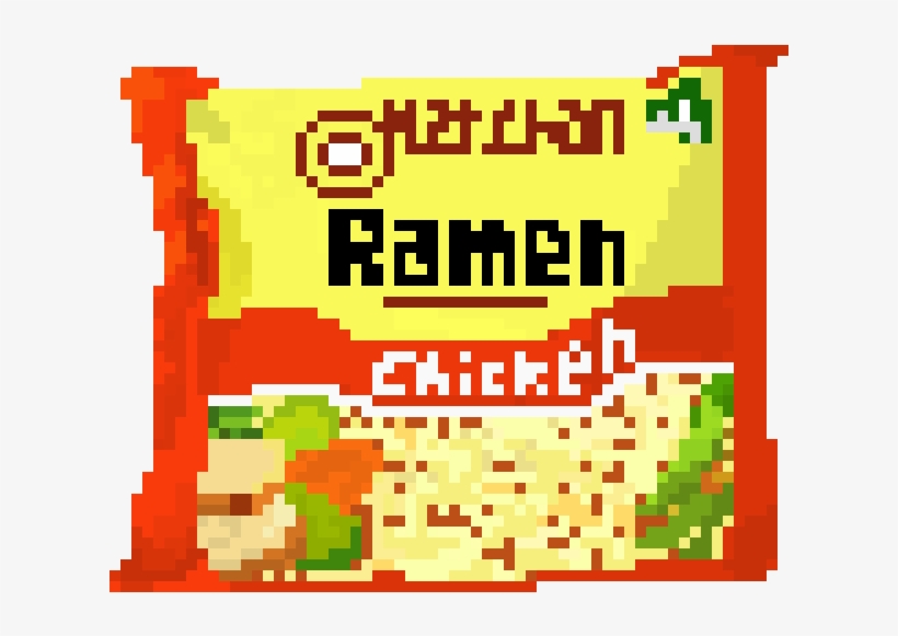 Singular Ramen - Ramen Pixel Png, transparent png