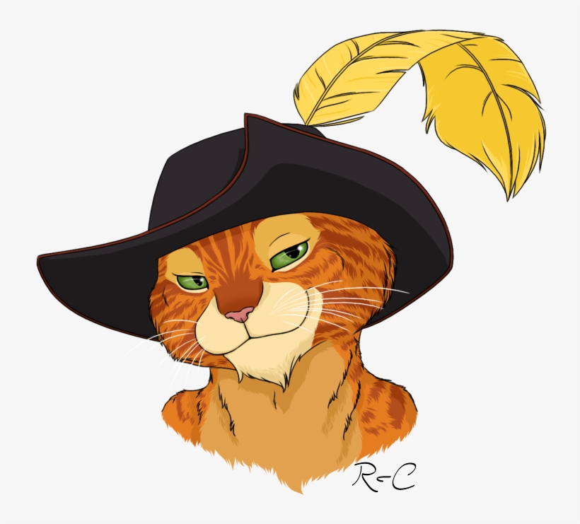 Puss In Boots By Darkrika-d4mkxxg - Cat, transparent png