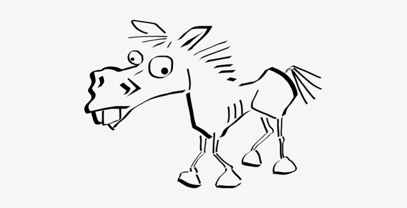 Crazy Horse Memorial Drawing Mule Cartoon - Crazy Horse Cartoon, transparent png