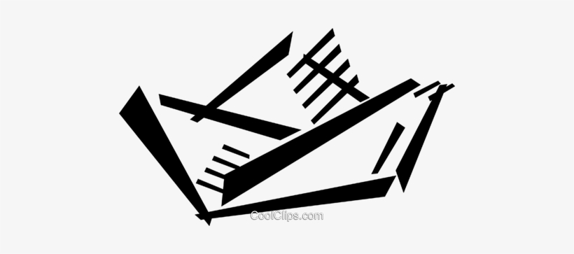 Paper Boat Royalty Free Vector Clip Art Illustration, transparent png