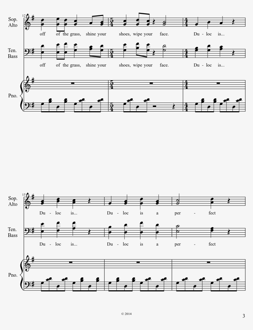 The Musical Meldey Sheet Music Composed By Arr - Musicales Medley Pdf Coro, transparent png