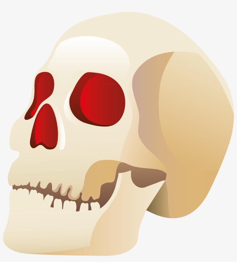 Halloween Skull Clipart, transparent png