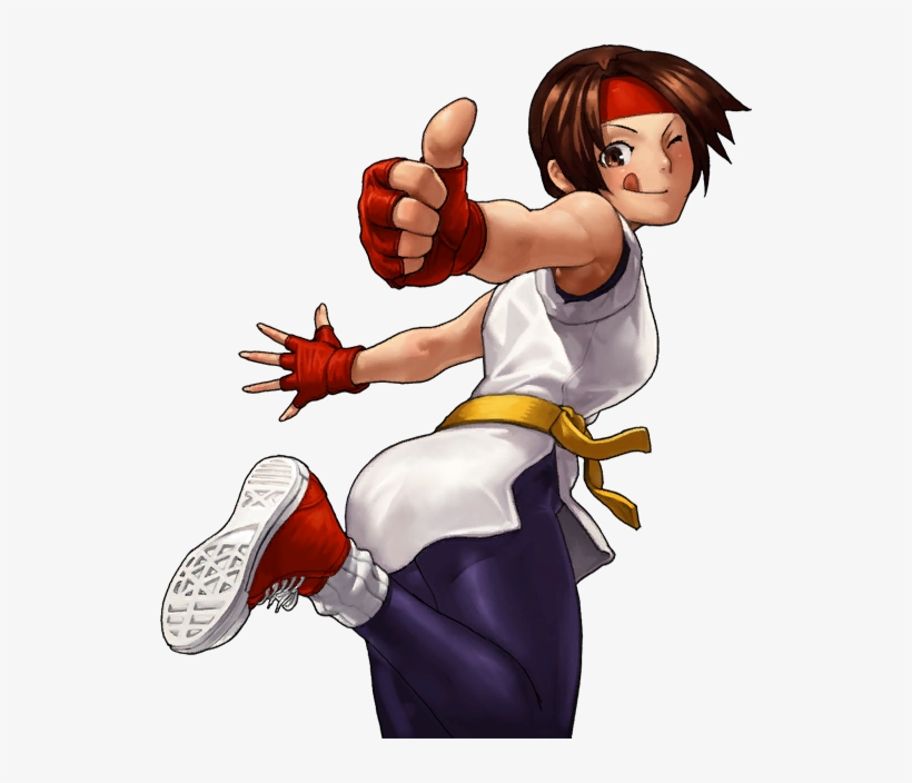 7 Apr - Yuri The King Of Fighter, transparent png