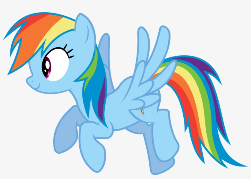 Rainbow Dash Flying By Davidfg4 - Rainbow Dash, transparent png