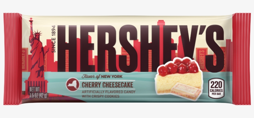 Hershey's Cherry Cheesecake Flavored Bar - Cherry Cheesecake Hershey Bar, transparent png