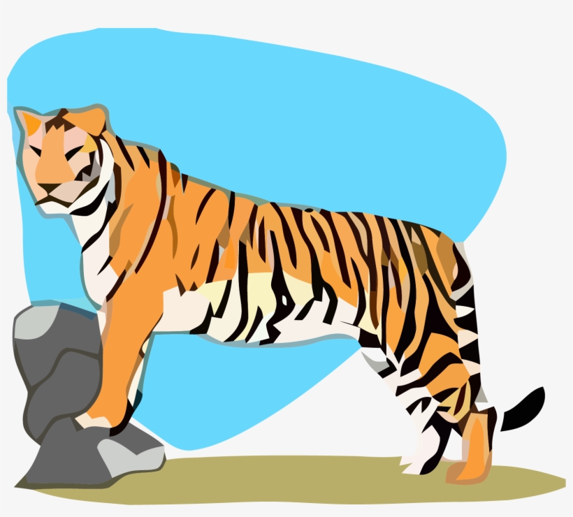Tigger On Rocks Clipart Png Image Download - Portable Network Graphics, transparent png