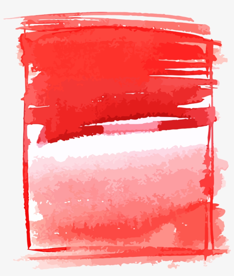 Ftestickers Watercolor Borders Background Graffitiart - Watercolor Painting, transparent png