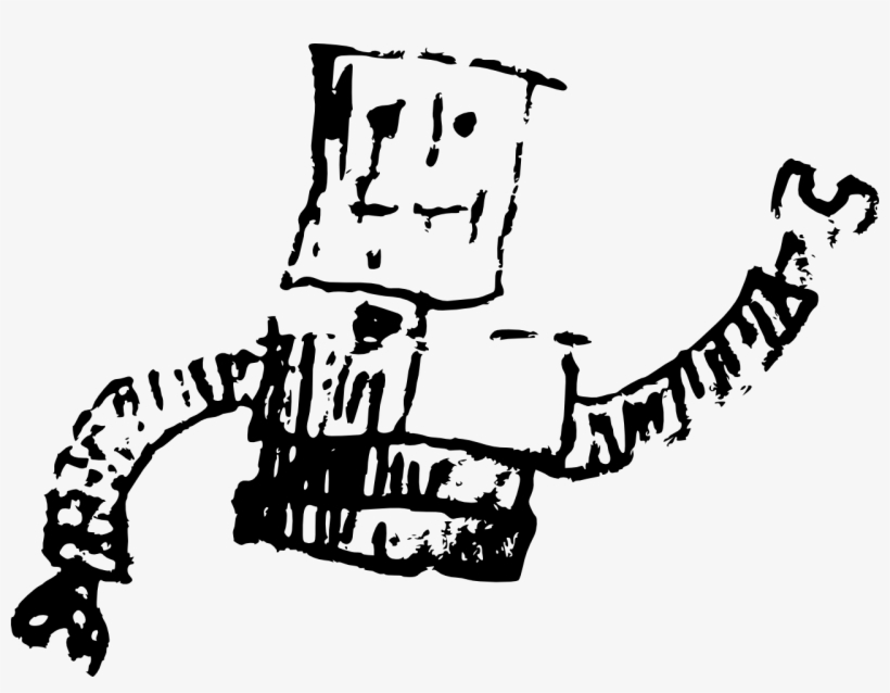 Robot 1280 - Graffiti Art Robot Png, transparent png