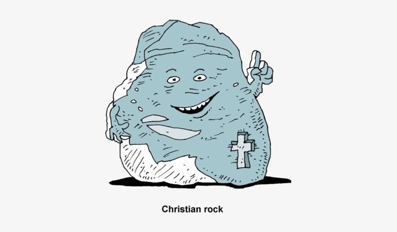 Image Rock With Cross On It Christian Cliparts - Clip Art, transparent png