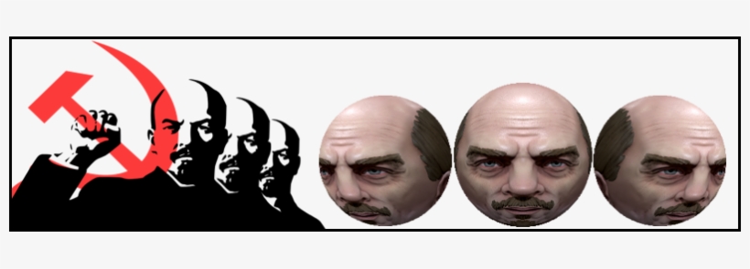 [sell] Vladimir Lenin Head - Reflexions Sur La Violence, transparent png