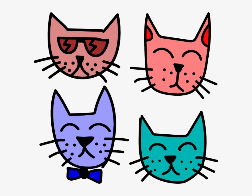 Graffiti Cats Svg Clip Arts 600 X 559 Px, transparent png