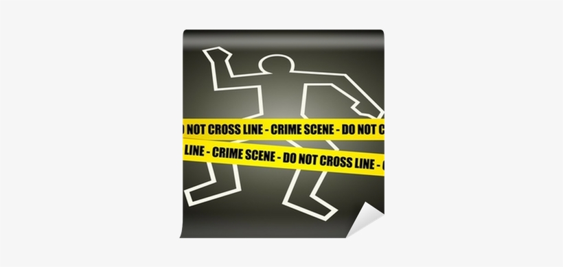 Vector Illustration Of A Police Line On Crime Scene - Crime Scene Do Not Cross, transparent png