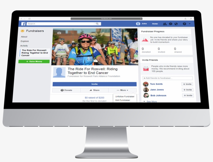 Facebook Integration Mockup Imac - Marketing, transparent png