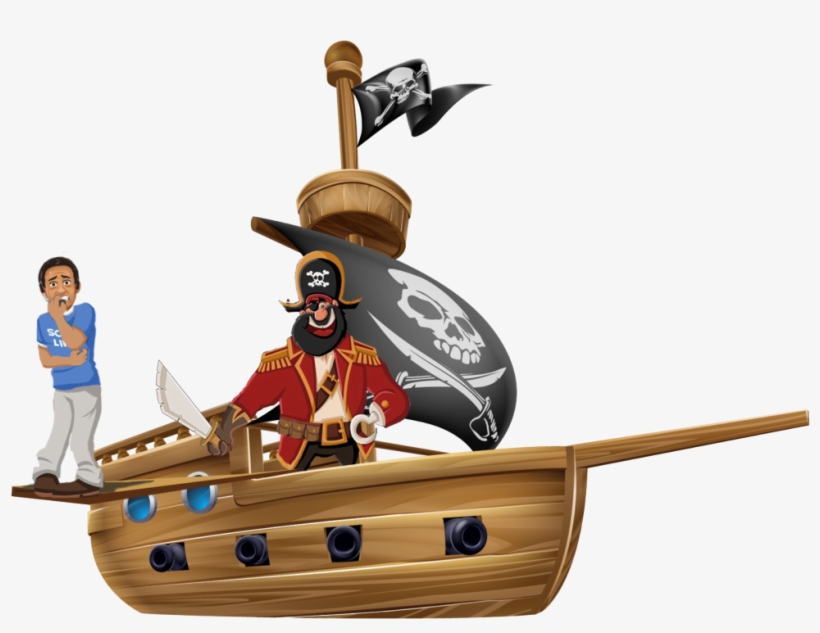 เรือ Pirates การ์ตูน, transparent png