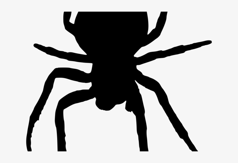 Friendly Free On Dumielauxepices Net Scary Spider - Spider Clip Art Black And White, transparent png