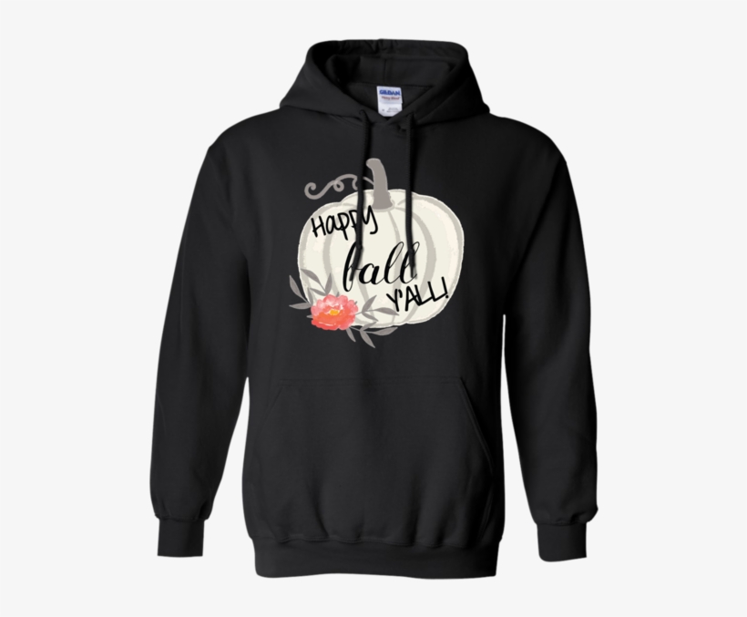 Happy Fall Y'all Watercolor Pumpkin Hoodie Sweatshirt - Straight Outta Brooklyn Hoodie, transparent png