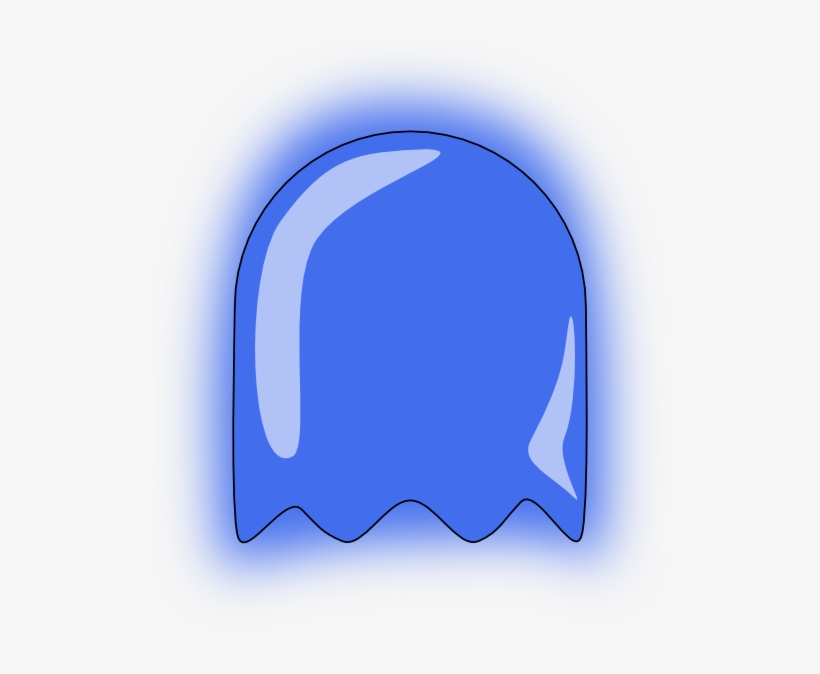 Blue Ghost Svg Clip Arts 516 X 594 Px, transparent png