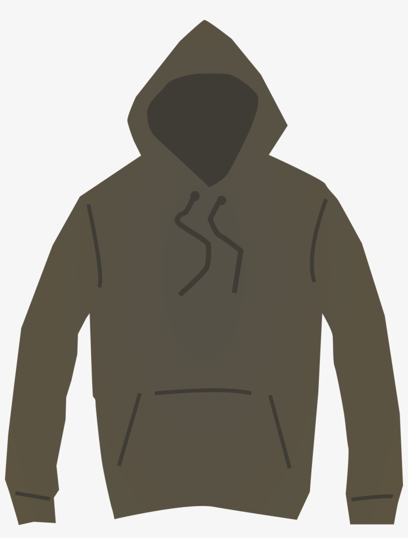 Brown Hooded Big Image Png - Hoodie Clipart, transparent png