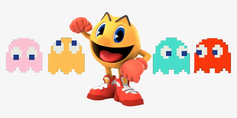 Pac Man Ghost Clipart - Pac Man A Serie, transparent png